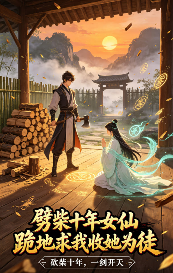 劈柴十年女仙跪地求我收她为徒(全集)