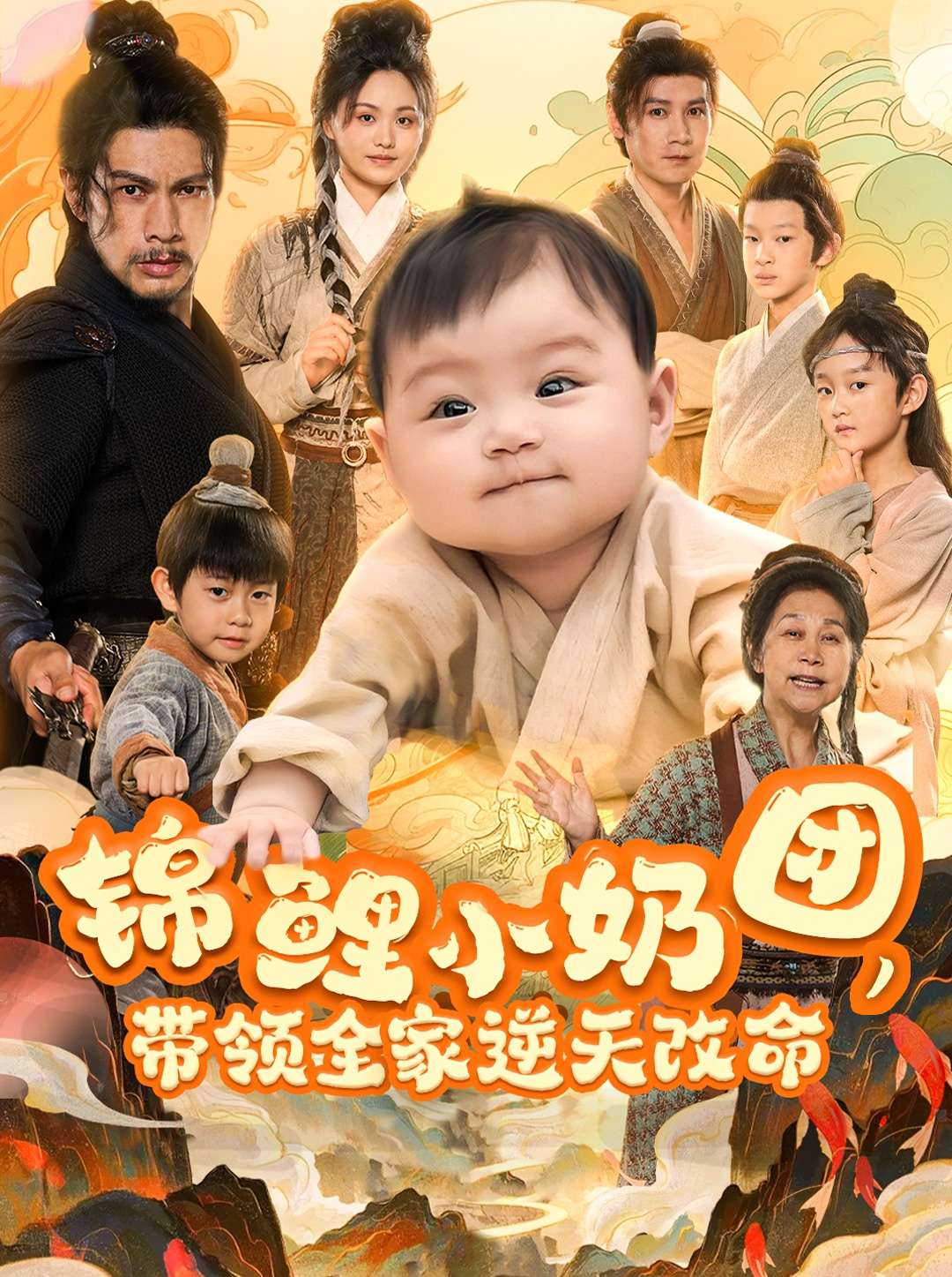 锦鲤小奶团，带领全家逆天改命(全集)